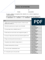 Escala de Autoestima RSES PDF