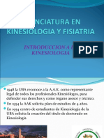 Licenciatura en Kinesiologia y Fisiatria Clase