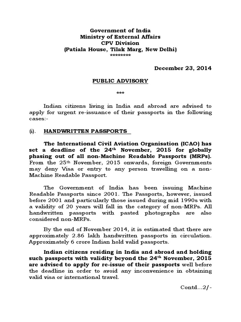 Renew Your Passport Important Guidelines for Indian Citizens Regarding