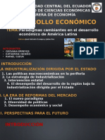 Exposición Paradigmas Cambiantes en El Desarrollo Económico de América Latina