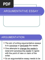 Argumentative Essay Powerpoint