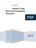 ACA Research Abstracts 2012