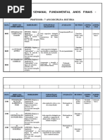 PLANO SEMANAL 7 ANO ABRIL