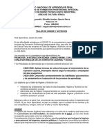 Higiene y nutrición para aprendices del SENA