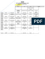 FEG Education Nursing Schedule