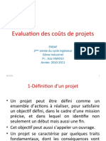Evaluation Des Cots de Projets