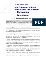 As Seis Características Fundamentais de Um Partido Comunista