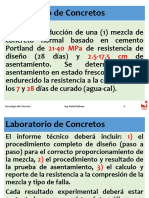 Laboratorio de Concretos. Especificaciones de diseño por grupos