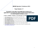 Evaluation of The Blue Cube MQi Slurry Analyser