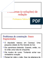 Problemas de  redação 23 slides