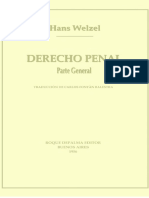 Hans Welzel - Derecho penal - Parte general
