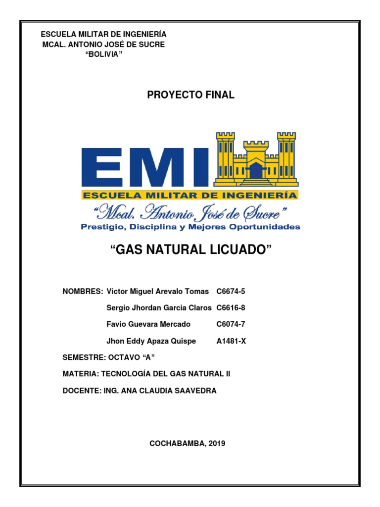 Tecnología y Mercado del Gas Natural Licuado | PDF | Gas natural ...