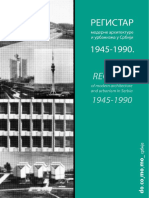 REGISTAR MODERNE ARHITEKTURE I URBANIZMA U SRBIJI 1945-1990 S PDF