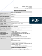 Investigation Form - Non Food - SD-742