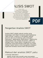 Analisis SWOT Kel. 3