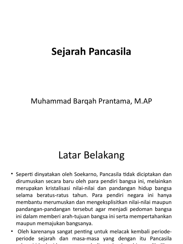 Sejarah Pancasila Modul I 1