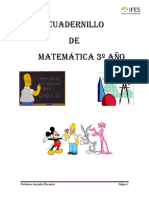 Cuadernillo de Matemaitca 3 Año PDF