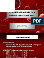 Klasifikasi Anemia Dan Defisiensi Besi