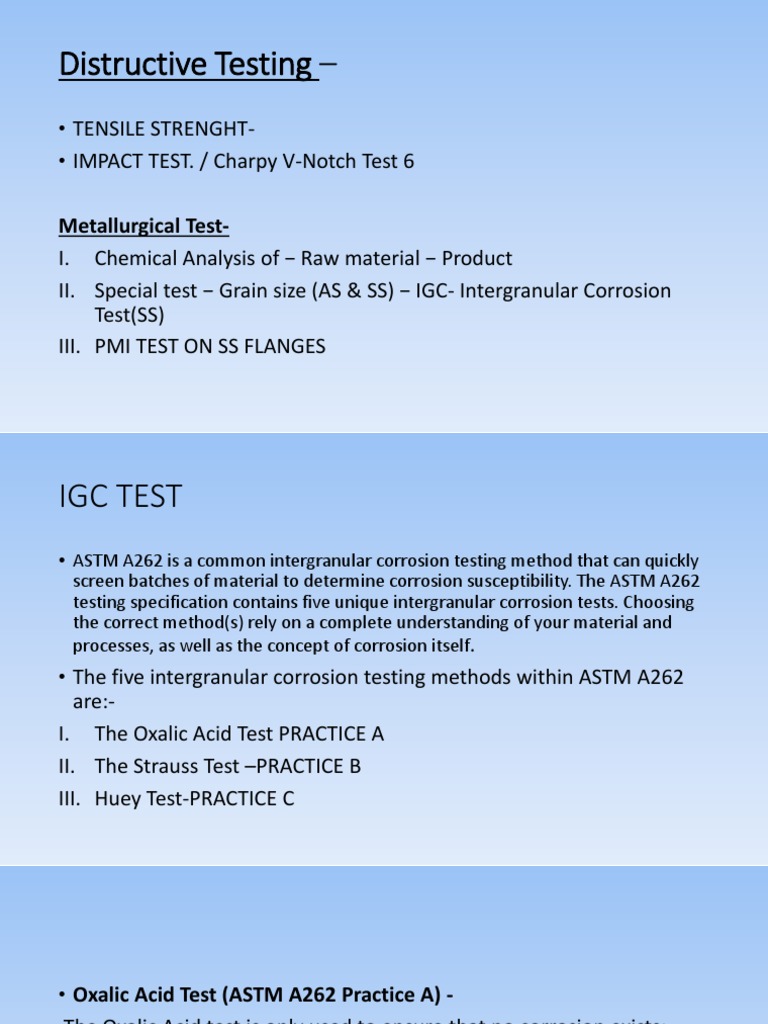 Metallurgical Testing Insights | PDF | Annealing (Metallurgy) | Corrosion