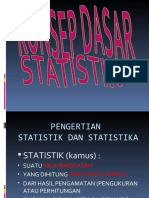 Konsep Dasar Statistik