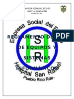 reglamento de uso de equipos y sistemas informáticos hospital san rafael pr.