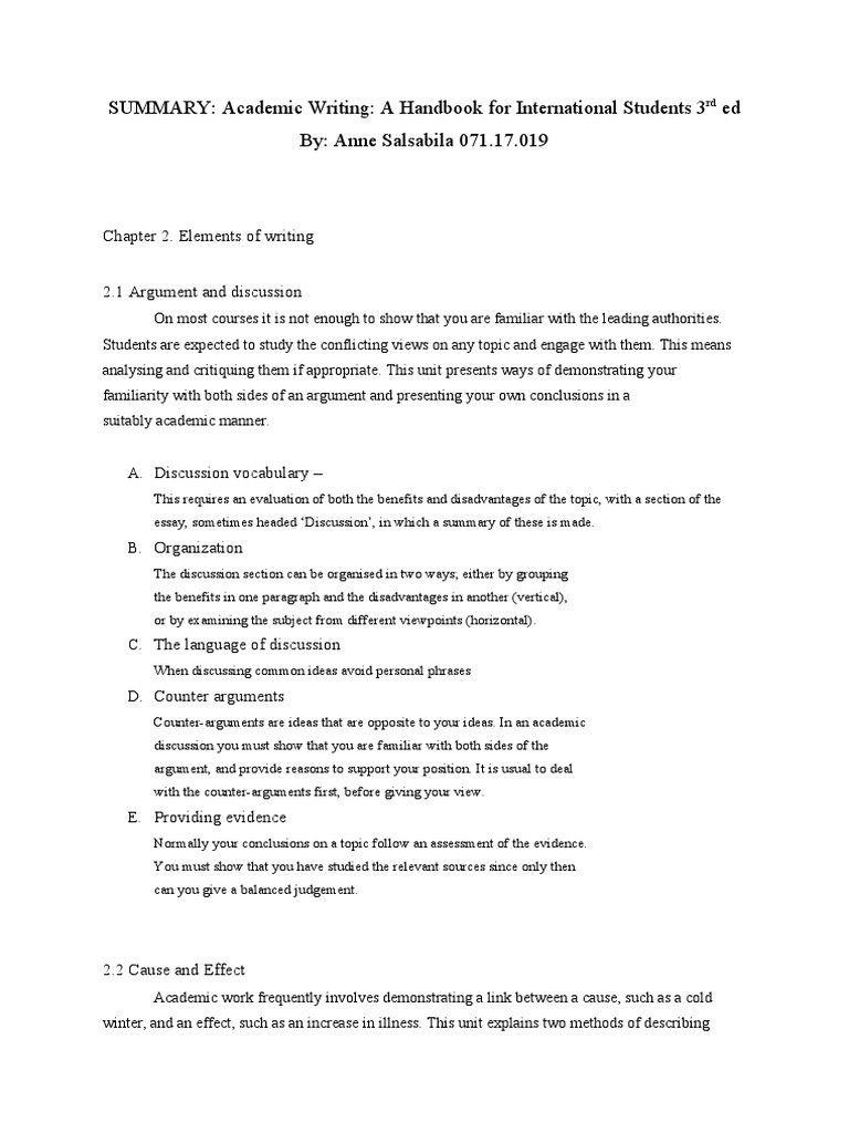 Academic Writing Guide for Students | PDF | Essays | Syntax