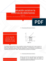 La Evaluación Social en La Ausencia de Distorsiones