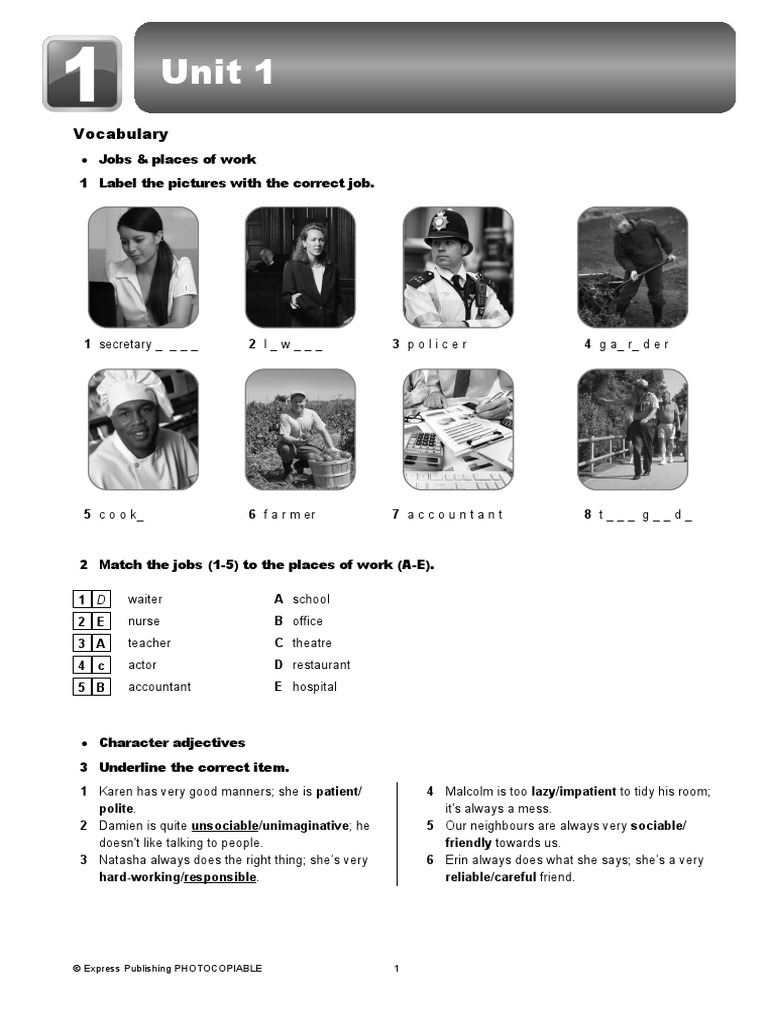 01 OnScreen 2 Unit 1 Resuelto | PDF | Linguistics | Syntax