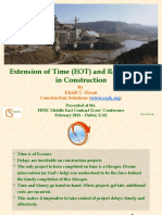 FIDIC Lecture - EOT & Related Costs in Construction