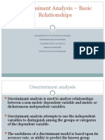 DiscriminantAnalysis and Its Steps