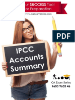 IPCC Accounts Summary