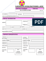 Antep Registration Form PDF