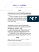 Ligas de alumínio: propriedades e aplicações