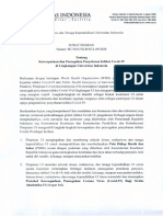 Surat edaran tentang kewaspadaan dan pencegahan penyebaran infeksi Covid-19 di lingkungan UI.pdf