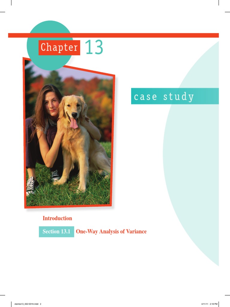 Chapter 13 Text PDF | PDF | F Test | Analysis Of Variance