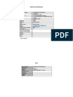 Data Keperluan LPSE