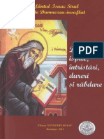 Sf. Isaac Sirul - Despre Ispite, Dureri, Intristari Si Rabdare PDF
