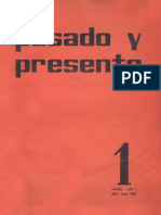 Pasado y Presente, Primera Época, Nº 1, 1963