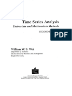 William W.S.Wei (Pearson 2006 634s) - Time Series Analysis - Univariate and Multivariate Methods 2ed - PDF
