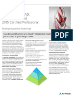 Autodesk AutoCAD 2015 Certification Roadmap