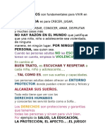 Los DERECHOS Son Fundamentales para VIVIR en Armonía