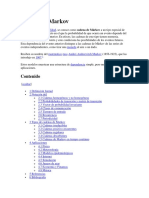 Cadena de Markov Ejerciciodocx PDF