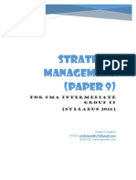 CMA Strategic Management Notes