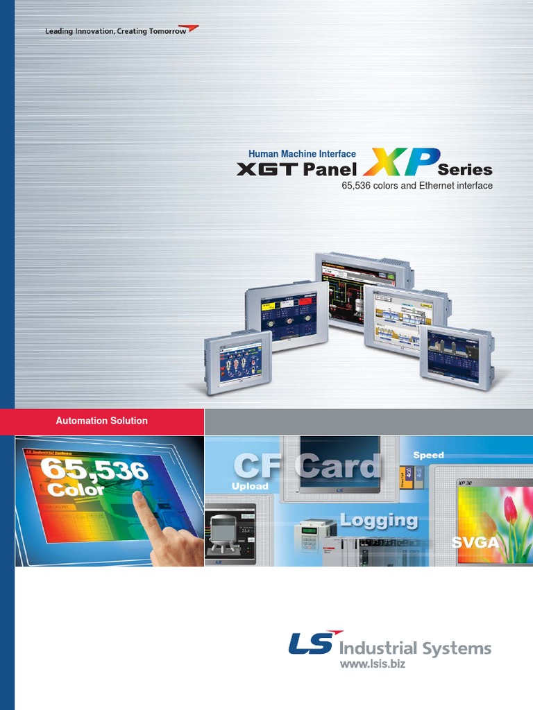 XGT Panel Eng 090703 PDF Programmable Logic Controller Usb