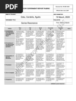 Experiment 3 Series Resonance PDF