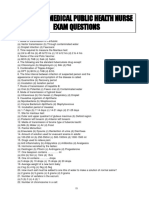 RRB Paramedical Public Health Nurse Exam Previous Year Paper