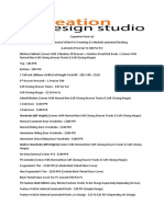InCreation Carpenter Price List PDF