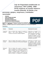 Comité del Consejo de Seguridad establecido en virtud de las resoluciones 1267