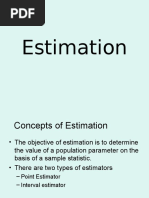 Estimation