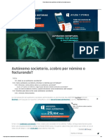 Cómo Facturar Como Autónomo Societario A Mi Propia Empresa PDF